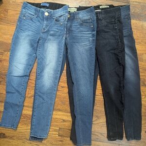 LOT OF 4 Democracy “Ab Technology” Skinny Stretch Midrise Jeans Sz 2 4